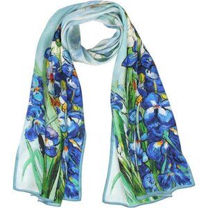 Womens Silk Scarf Long Mulberry Shawl Headscarf Neck Wrap Lightweight Gift